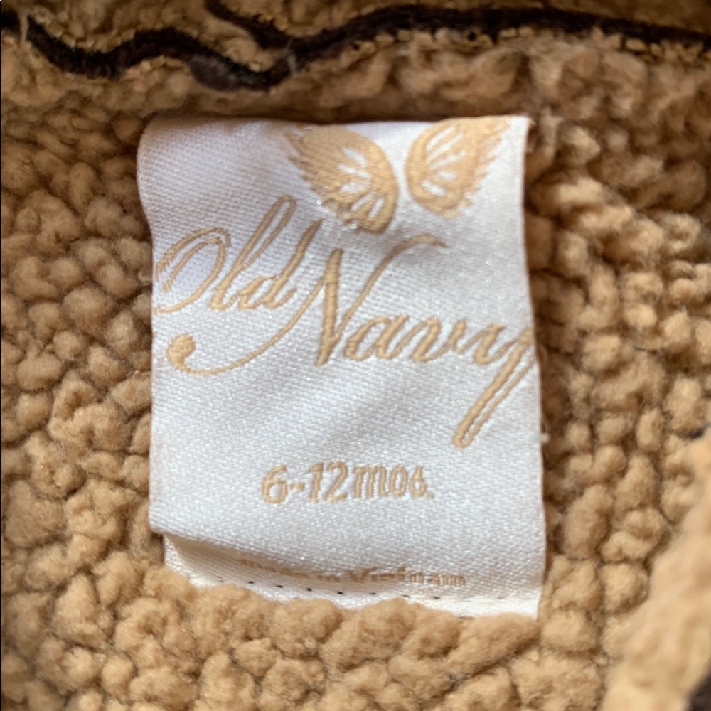 Infant Faux Sherpa Old Navy Jacket - Picture 3 of 6